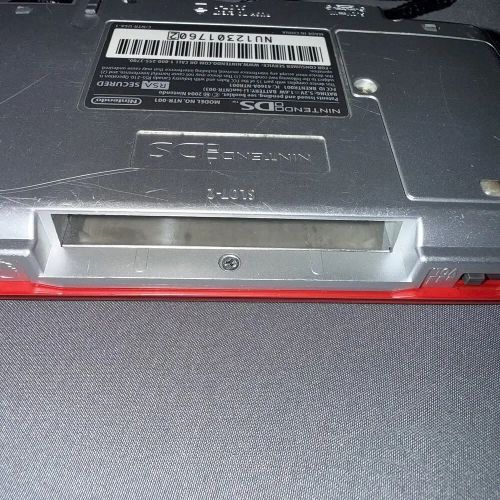 Nintendo DS Red Handheld Console NTR-001